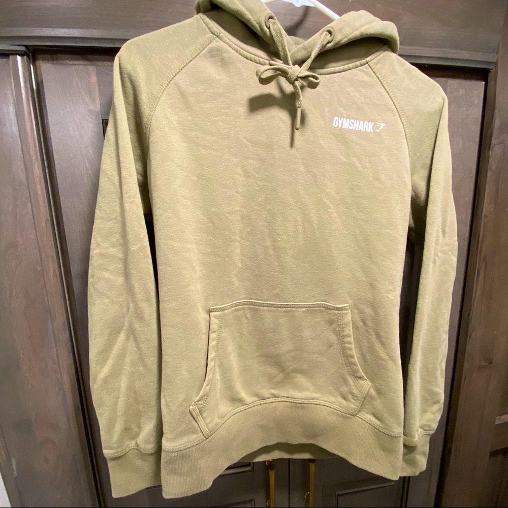 Classic Gymshark Olive Green Athletic Hoodie